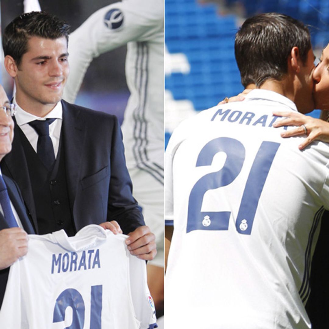 ¡Lágrimas y mucho amor! Así ha sido la presentación de Álvaro Morata como jugador del Real Madrid