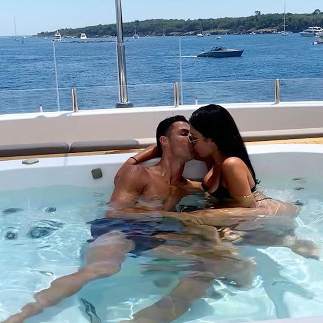 El divertido parque acuático que han montado Cristiano Ronaldo y Georgina Rodríguez durante sus vacaciones