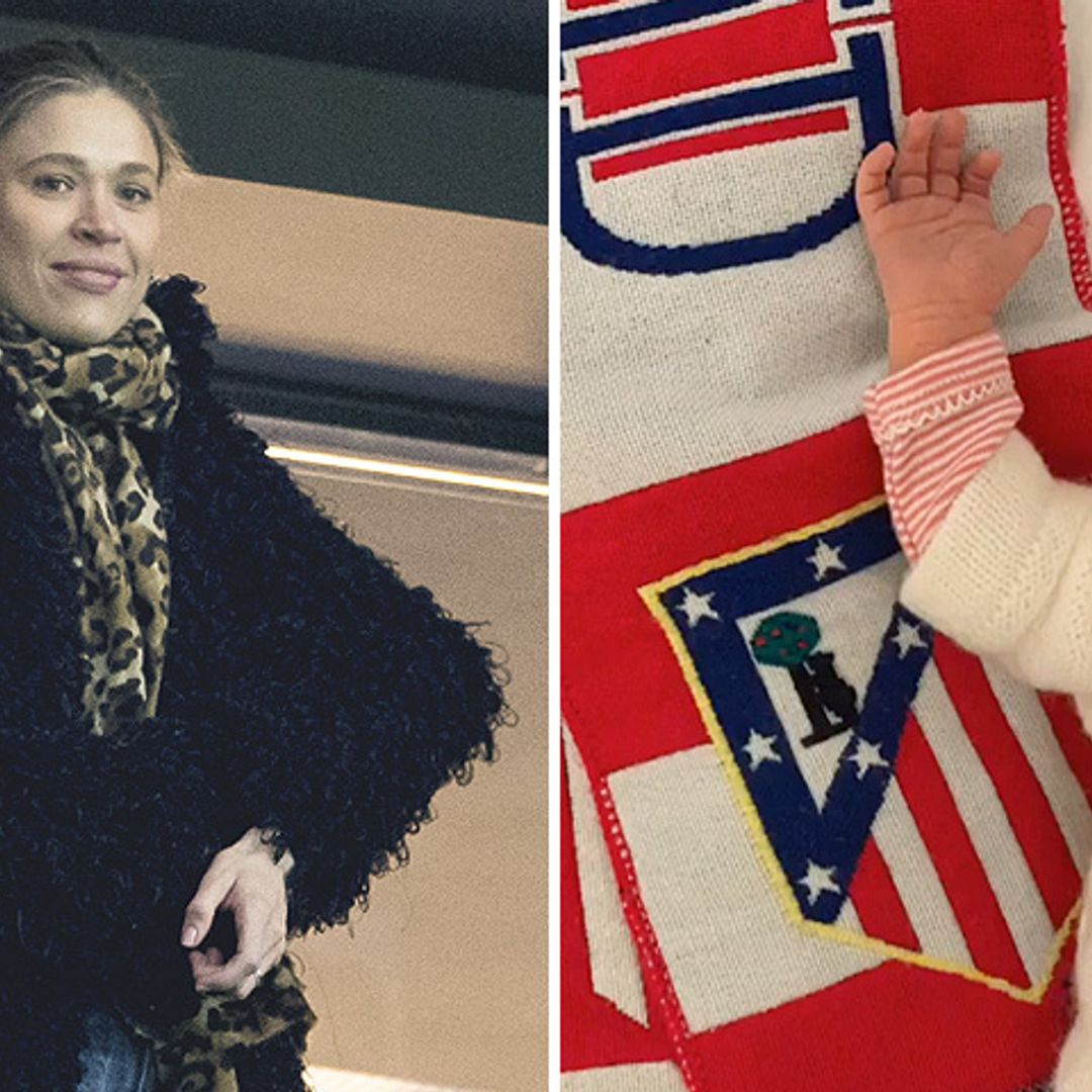 Valentina, el amuleto de Simeone en el campo... ¡con solo diez días de vida!