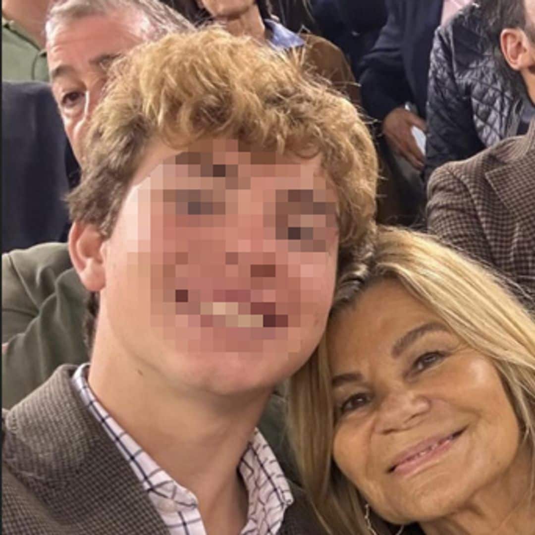 Así han vivido Cari Lapique y su nieto mayor, hijo de Caritina, la despedida de Morante de la Puebla