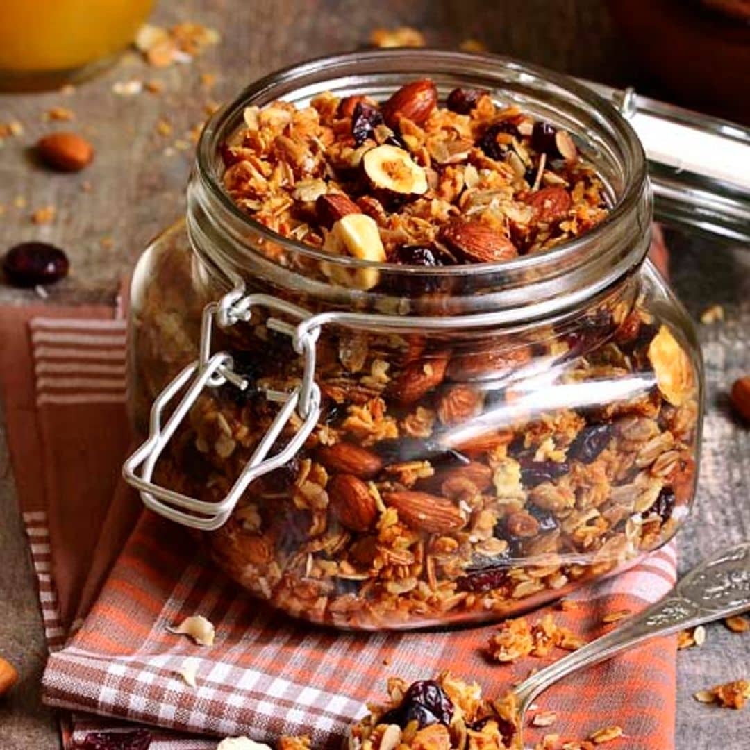Granola casera de frutos secos