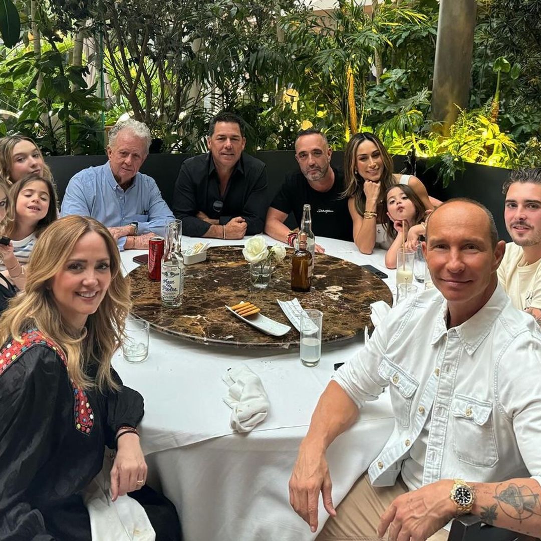 Unidos como familia, Andrea Legarreta y Erik Rubín reaparecen juntos