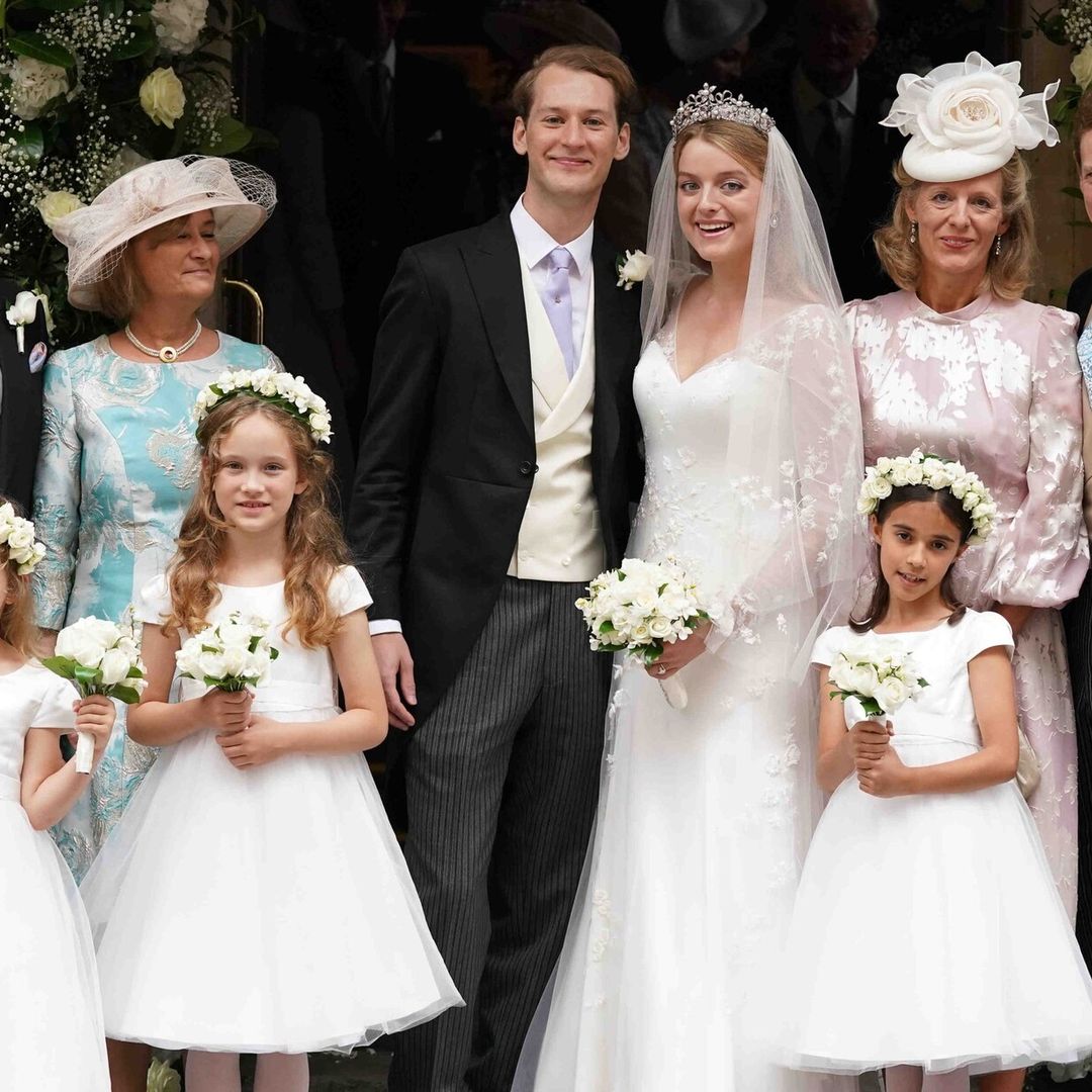 Flora Ogilvy, sobrina de Isabel II, vuelve a casarse con tiara de princesa y la Familia Real como invitada