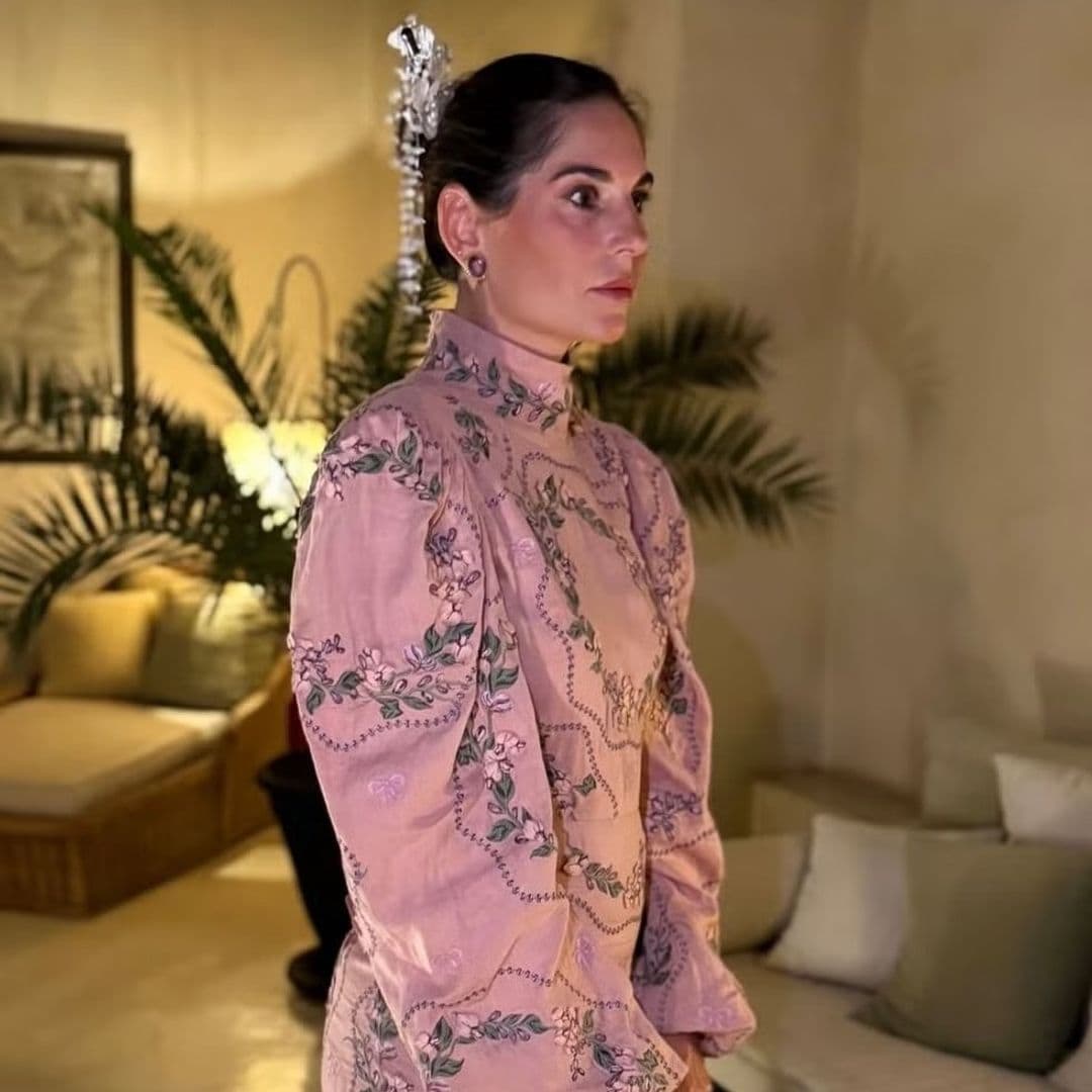 Lourdes Montes nos enseña cómo llevar el estilo oriental en un look de invitada en Marrakech