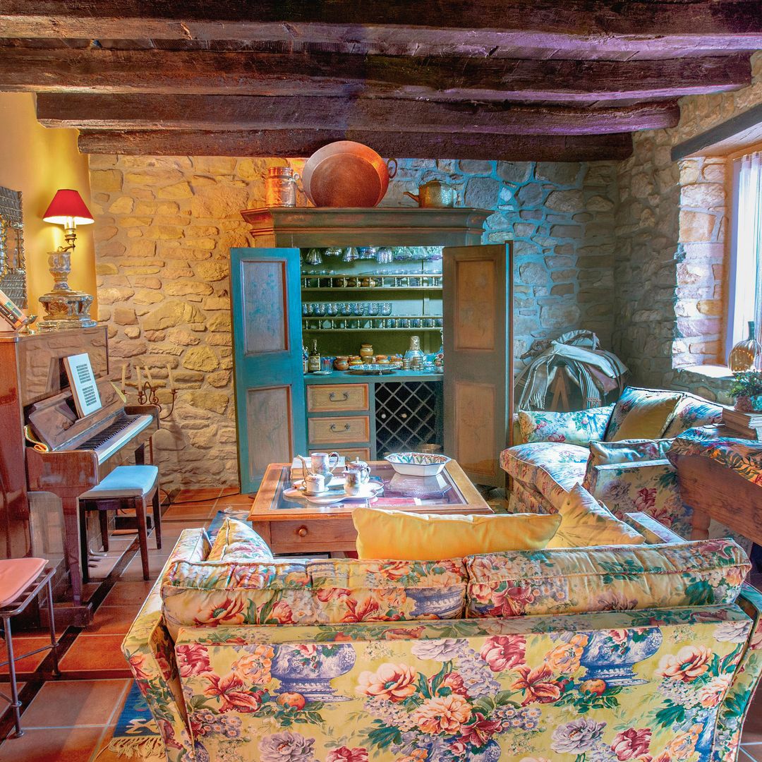 Fotografía de otra sala de estar de la casa de Paloma San Basilio