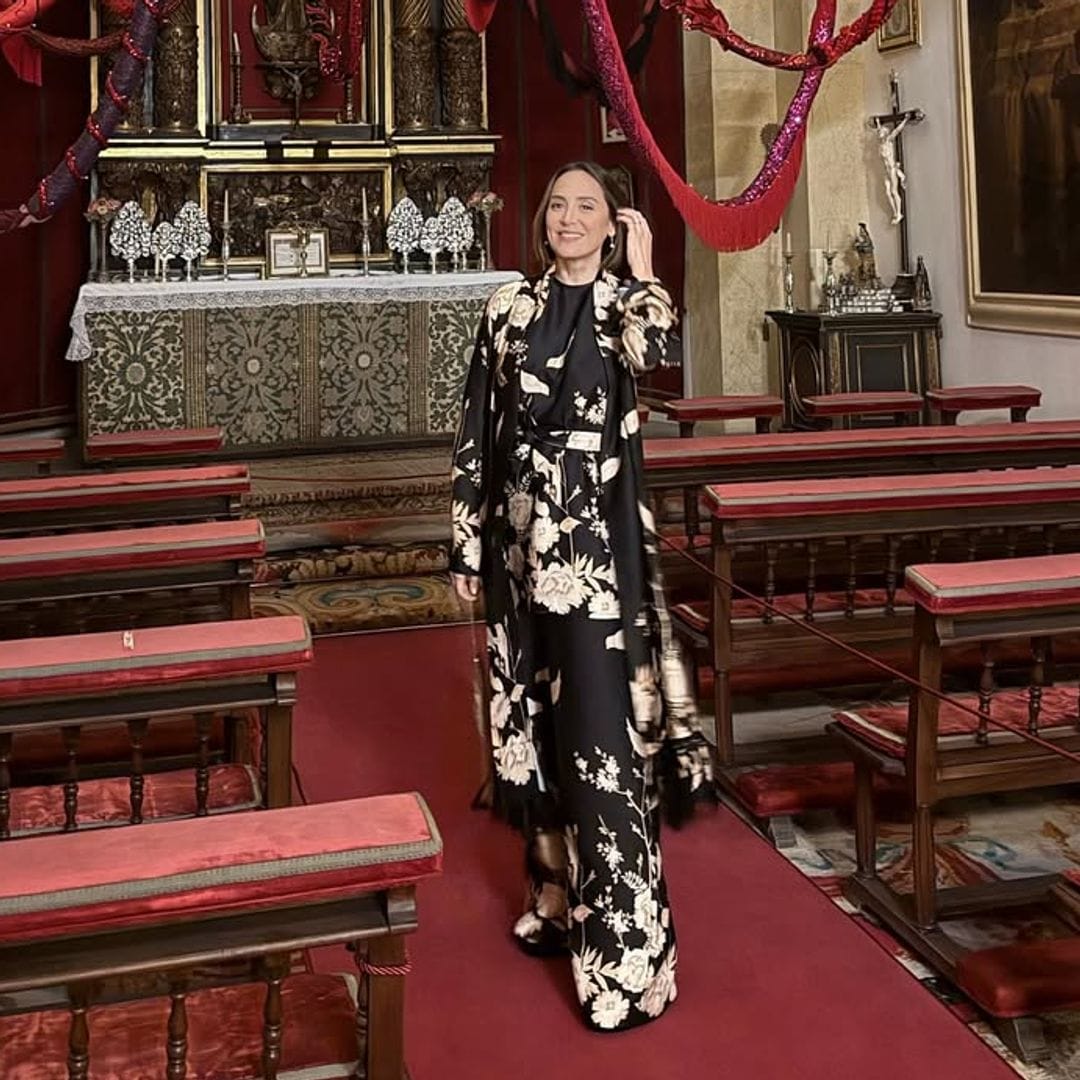 Tamara Falcó en el palacio de Liria 