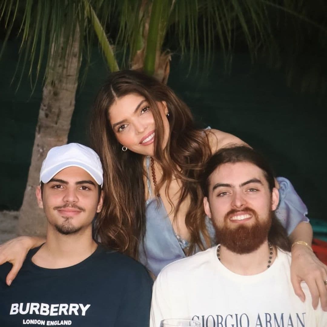 Ana Bárbara celebra su cumpleaños más especial con su novio y sus hijos, en la playa