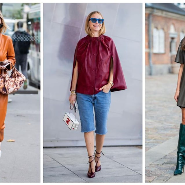 las prendas de cuero suave m s colorida ganan terrero en el street style