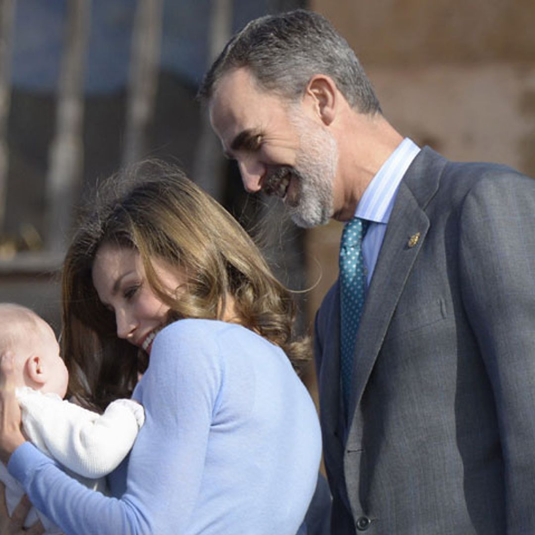 Don Felipe y doña Letizia muestran su lado más paternal en Asturias