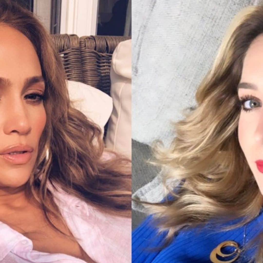 La tierna -y sensual- coincidencia entre Jennifer Lopez y Geraldine Bazán en el #10Yearschallenge