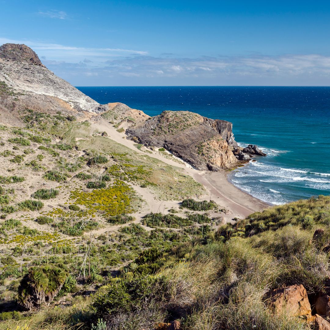 Playa de Barronal, en el Parque Natural y Reserva de la Biosfera, Cabo de Gata-Níjar