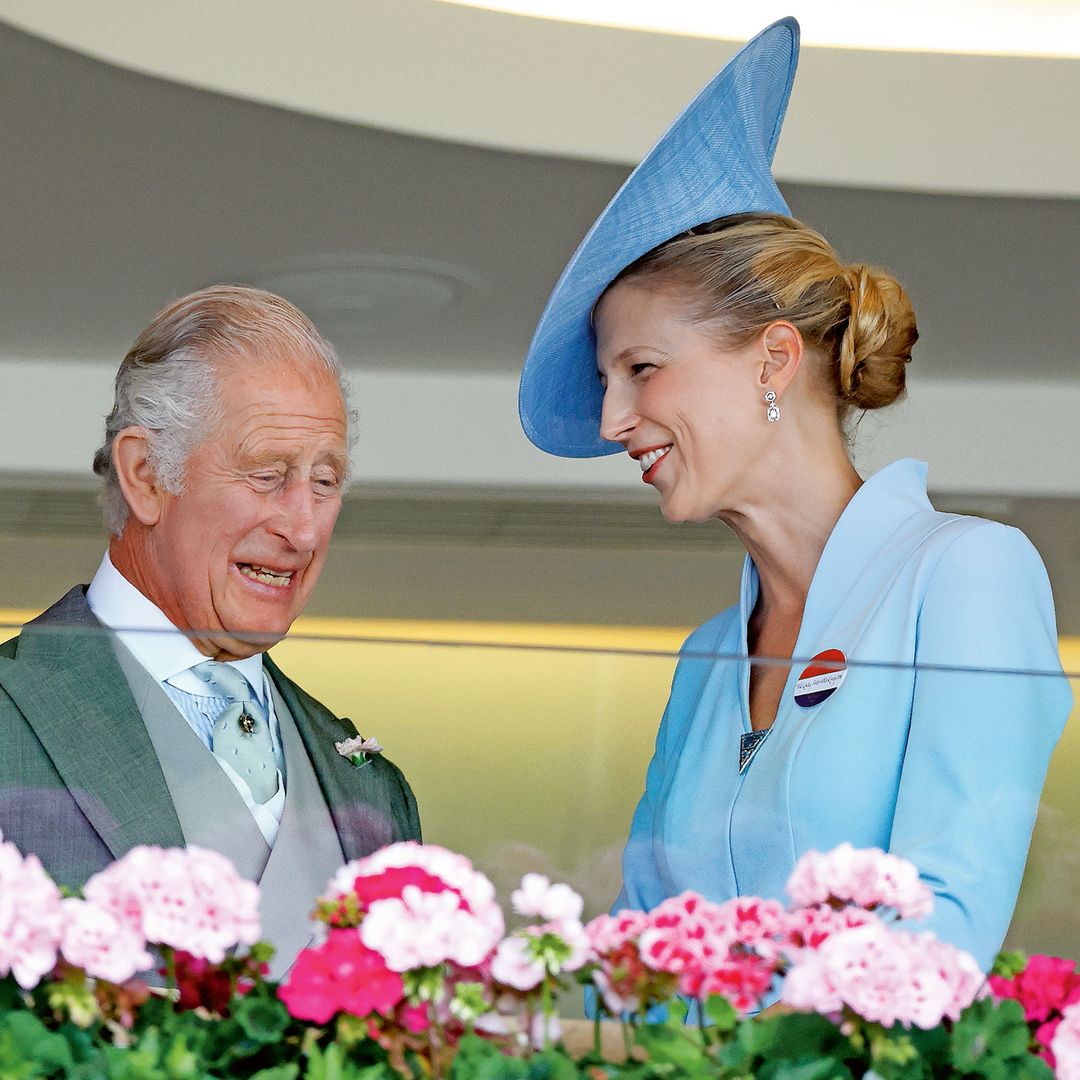 Con el Rey Carlos de Inglaterra en Ascot, hace dos años