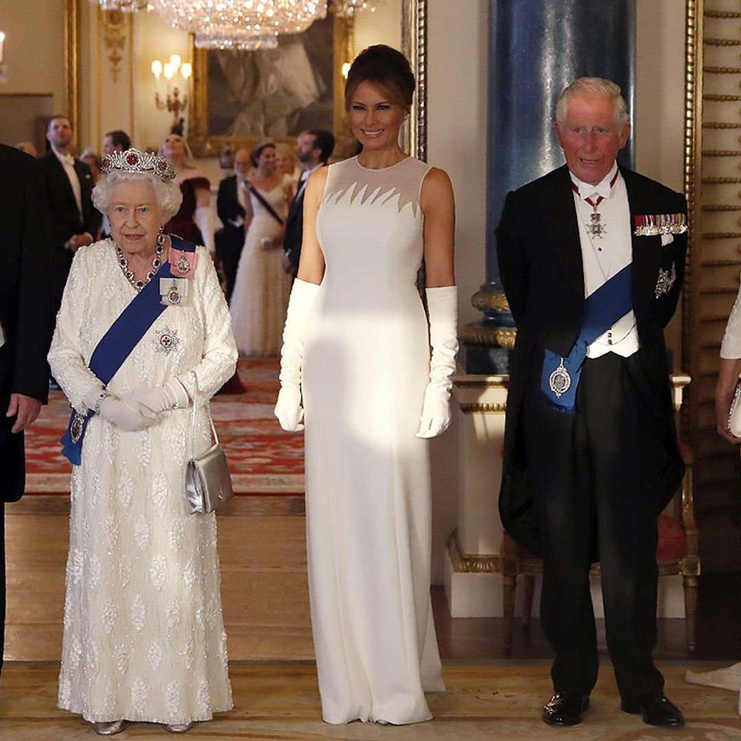 Isabel II abre las puertas del palacio de Buckingham a la familia Trump