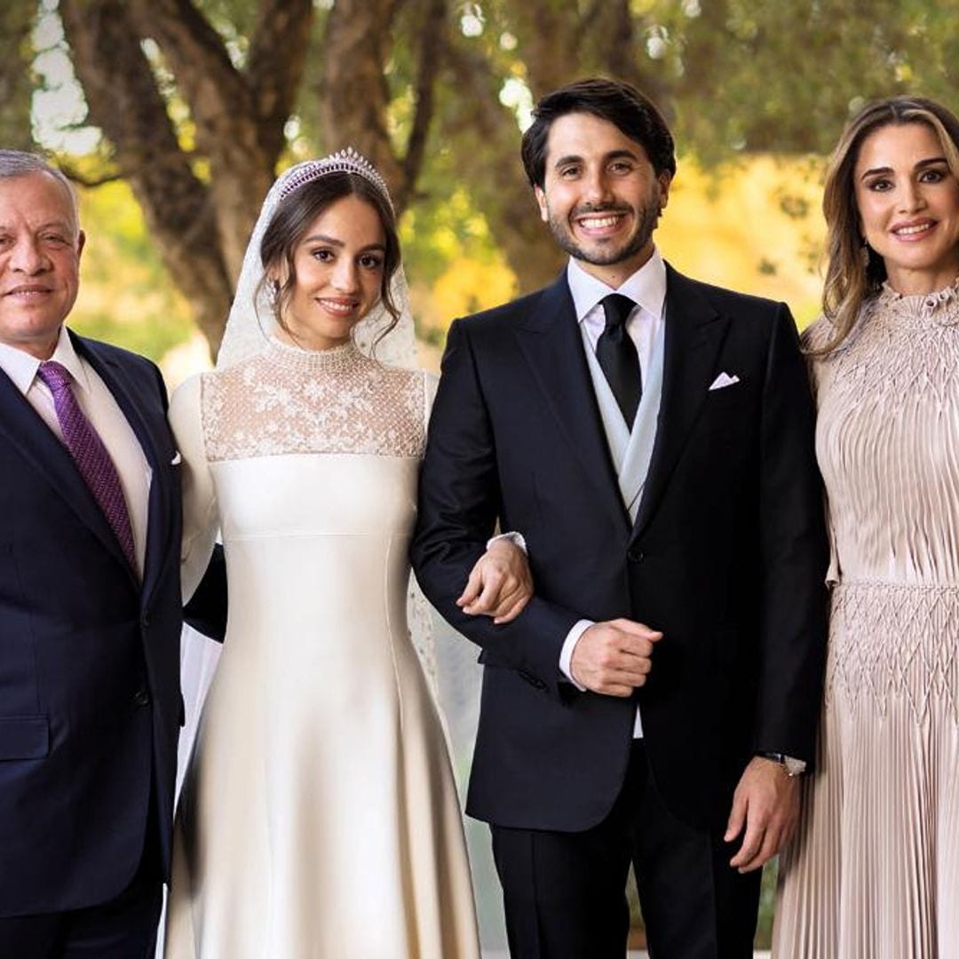 Todas las imágenes y todos los detalles de la boda de la princesa Iman, hija de Rania de Jordania