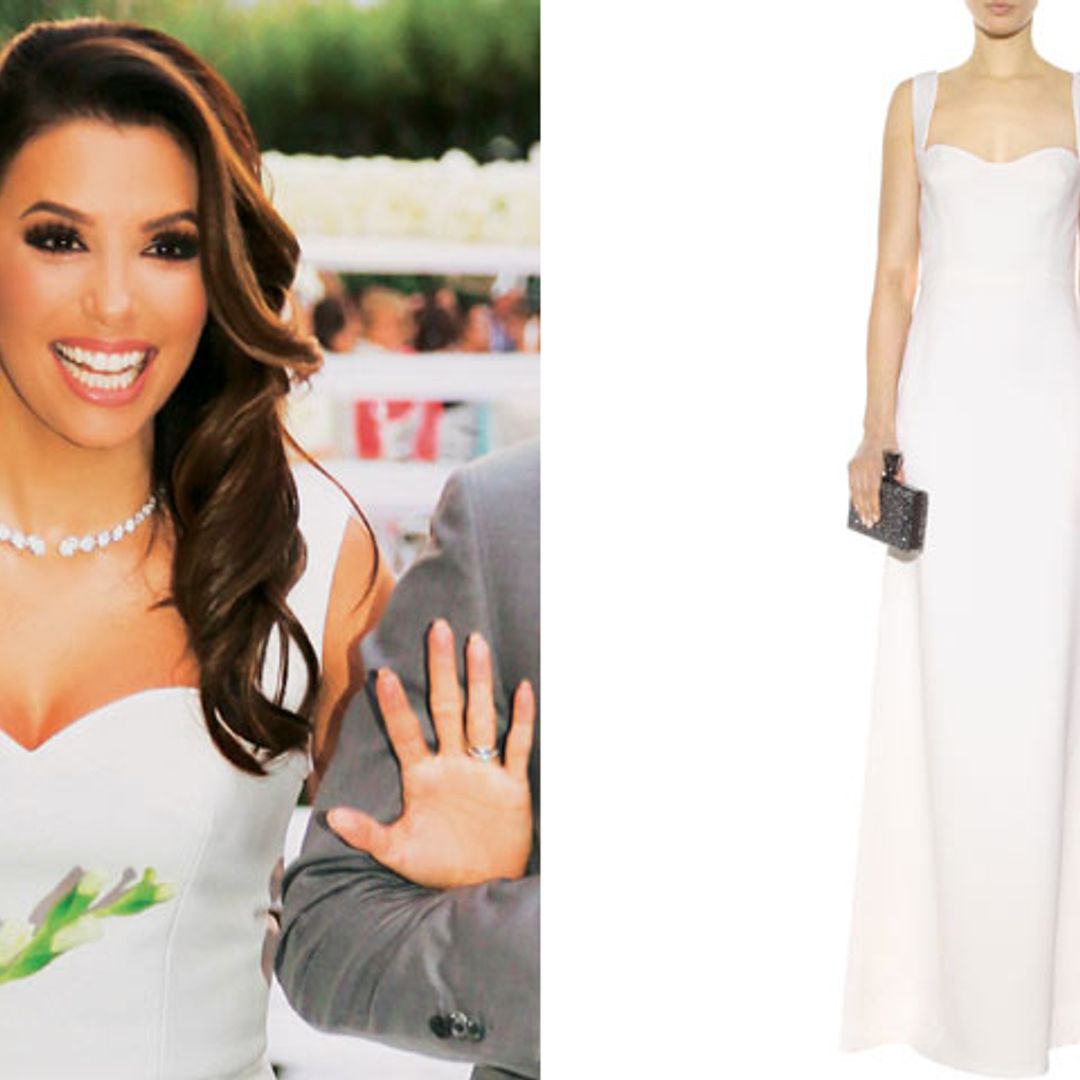 En ¡HOLA!: Los dos vestidos de Eva Longoria y el traje de Pepe Bastón el día de su boda