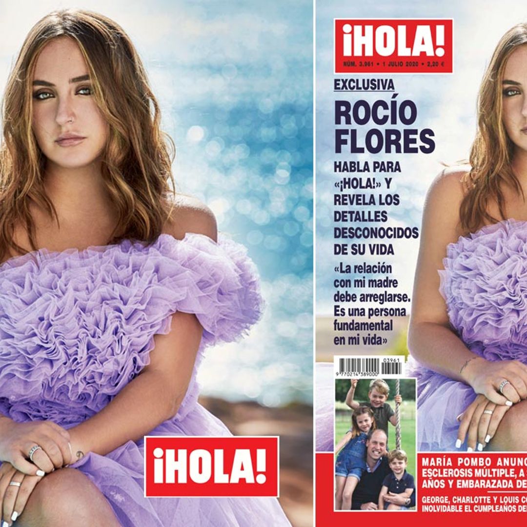 Rocío Flores habla para ¡HOLA!, en exclusiva, y revela los detalles desconocidos de su vida
