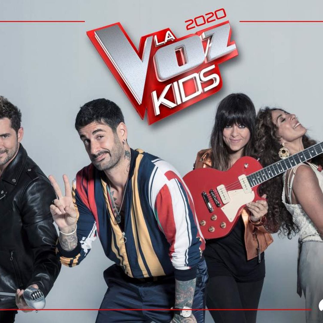 David Bisbal, Rosario, Vanesa Martín y Melendi repiten en 'La Voz Kids 2020'