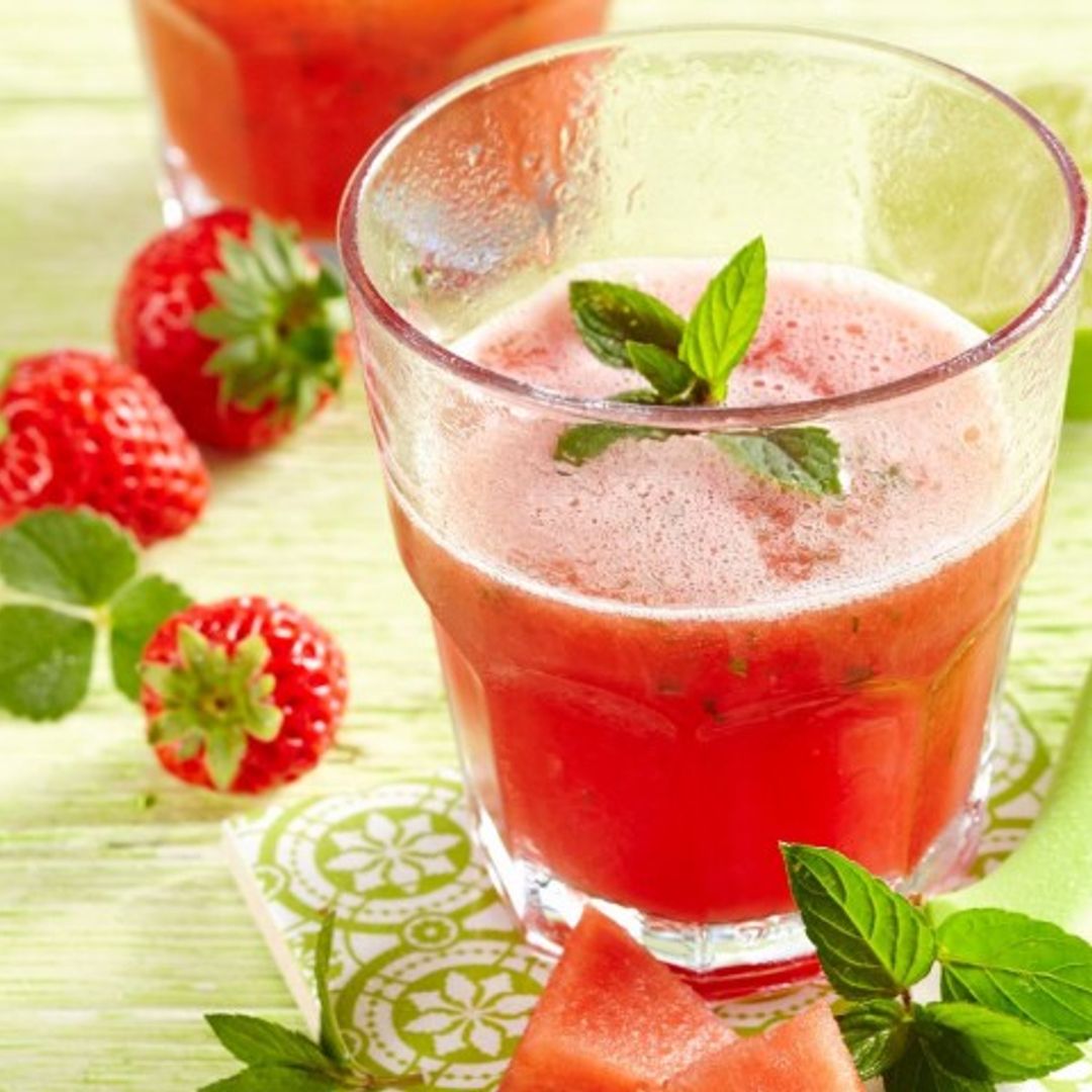 Mojito de sandía y fresa