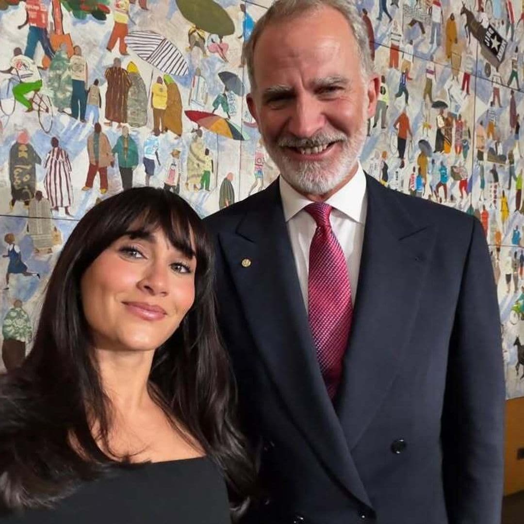 Lo que no viste del encuentro del rey Felipe y Aitana más allá de su selfie viral