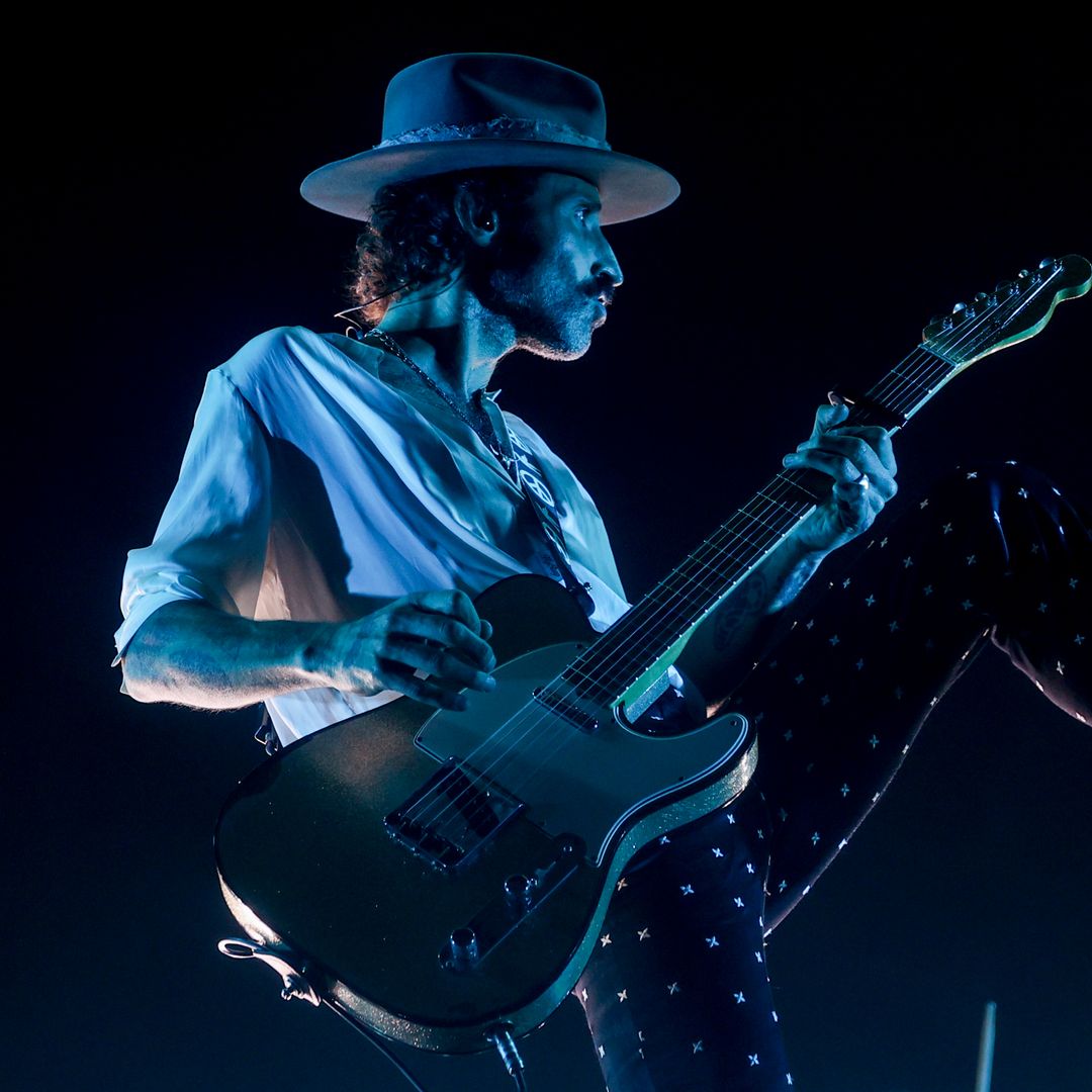 Leiva durante un concierto en Madrid