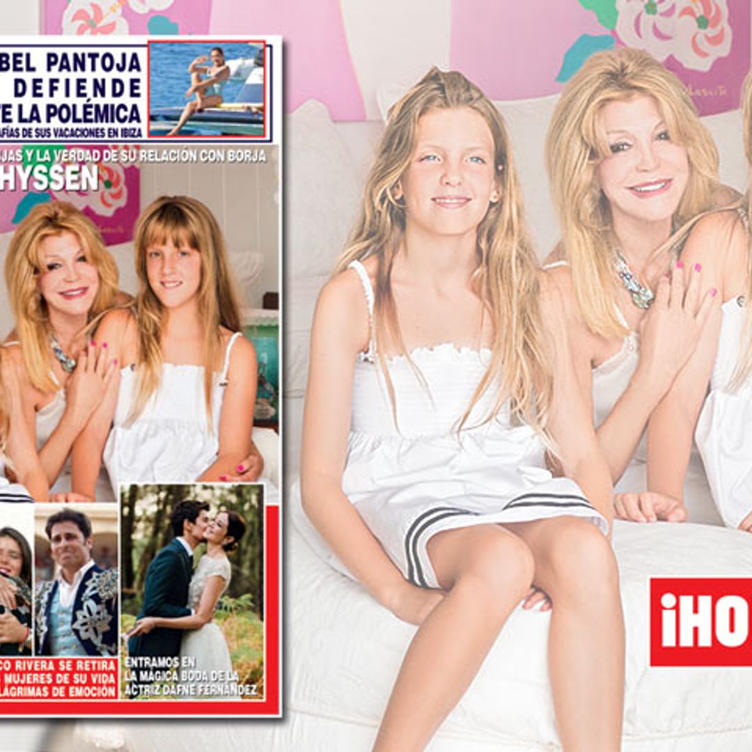 En ¡HOLA!, la baronesa Thyssen nos revela cómo educa a sus hijas y la verdad de su relación con Borja