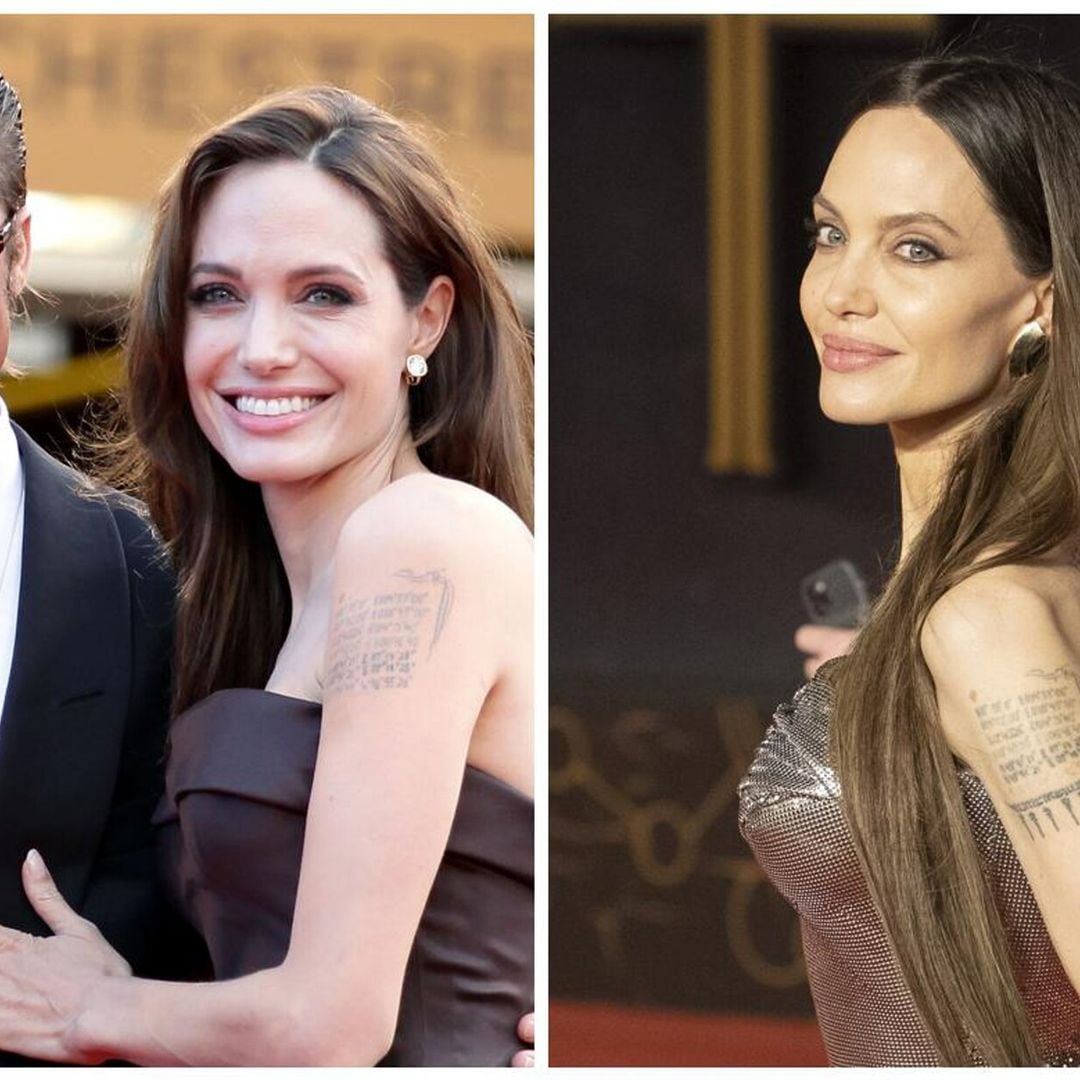Angelina Jolie borra su tatuaje en honor a Brad Pitt