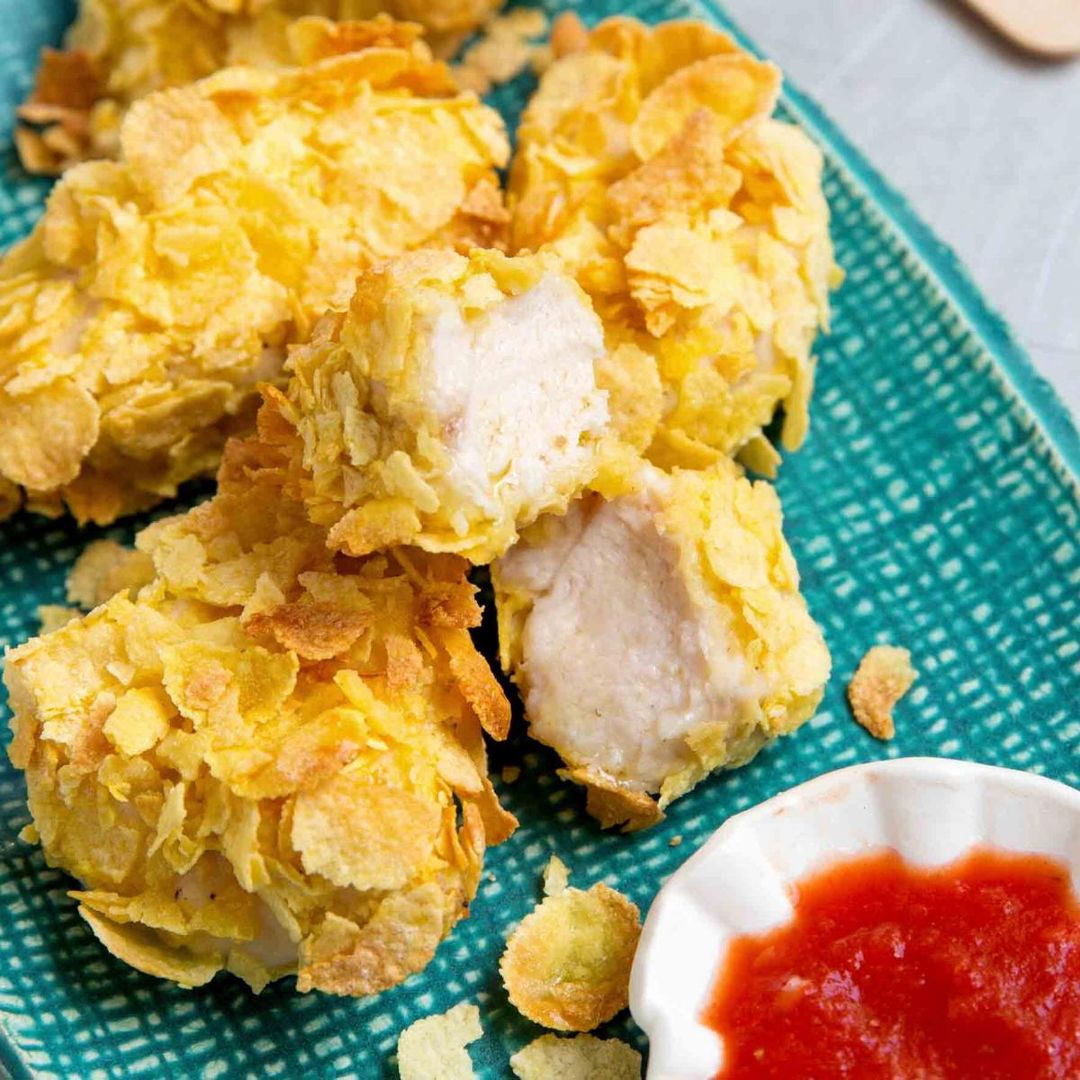 'Nuggets' crujientes de pollo