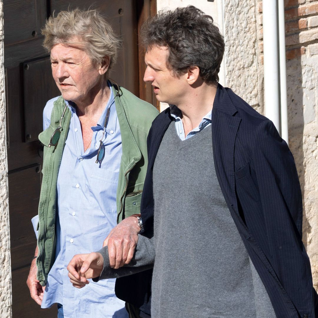 Ernesto de Hannover disfruta de un paseo con su familia en Madrid