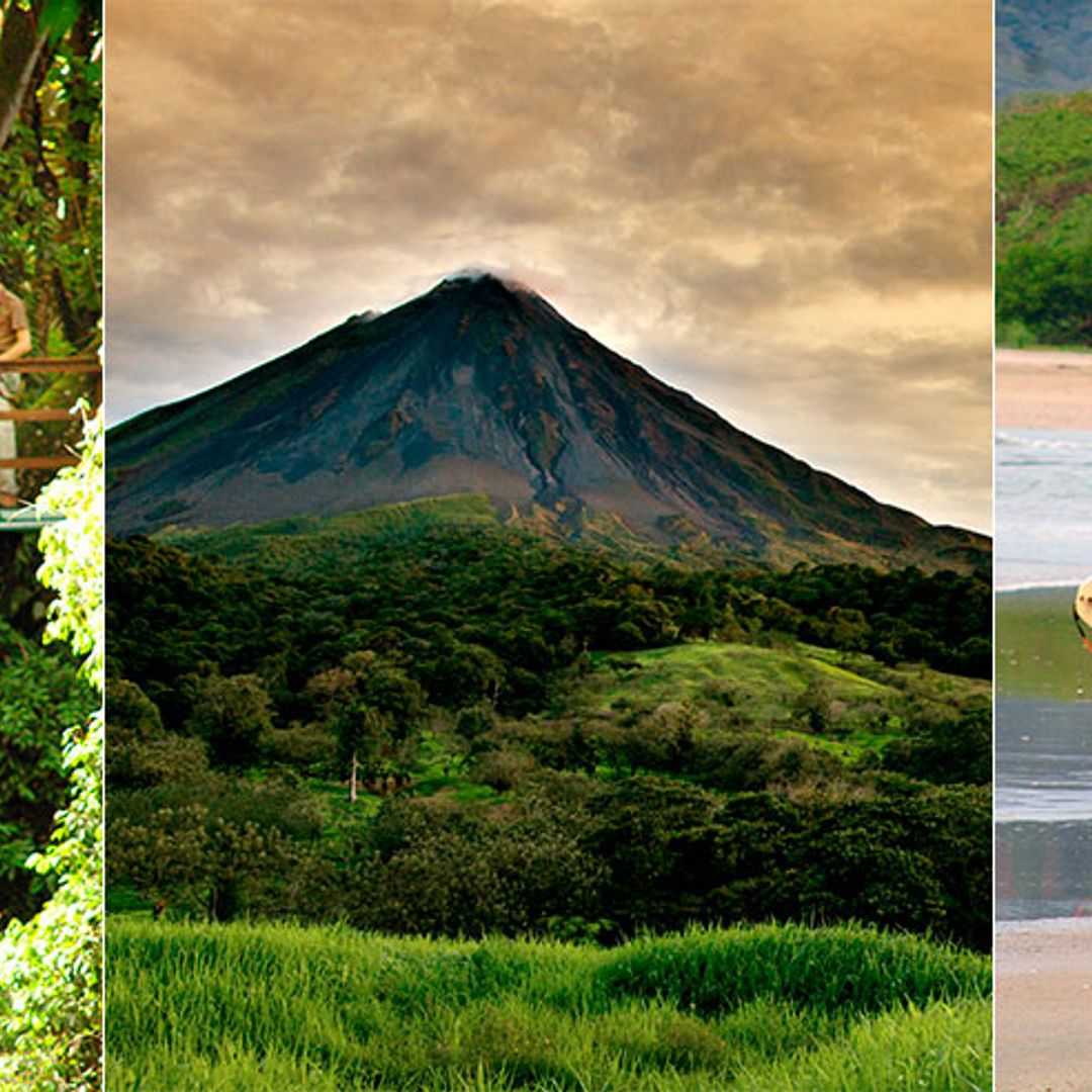 Monos capuchinos, volcanes rugiendo, tirolinas y otras aventuras para disfrutar en familia