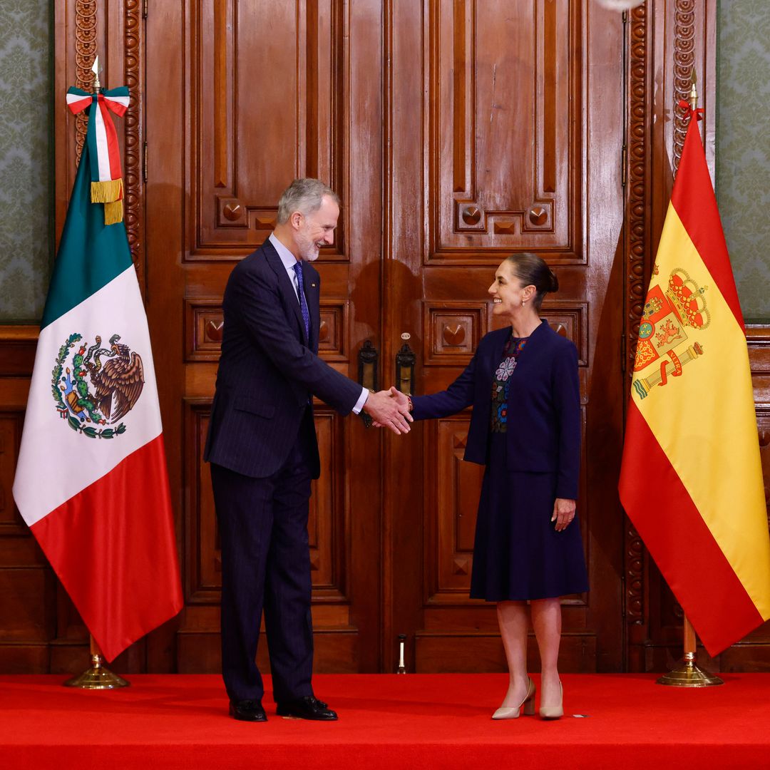 El rey Felipe VI de España y la presidenta Claudia Sheinbaum se reúnen en Palacio Nacional: así ha sido la visita histórica