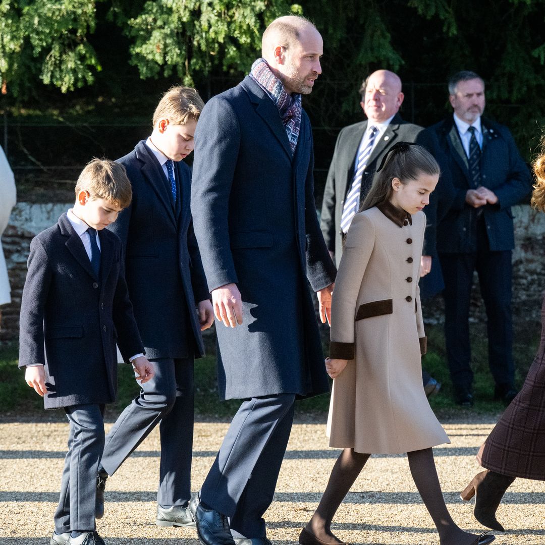 El príncipe George, la princesa Charlotte y el príncipe Louis acaparan miradas en el servicio religioso de Navidad