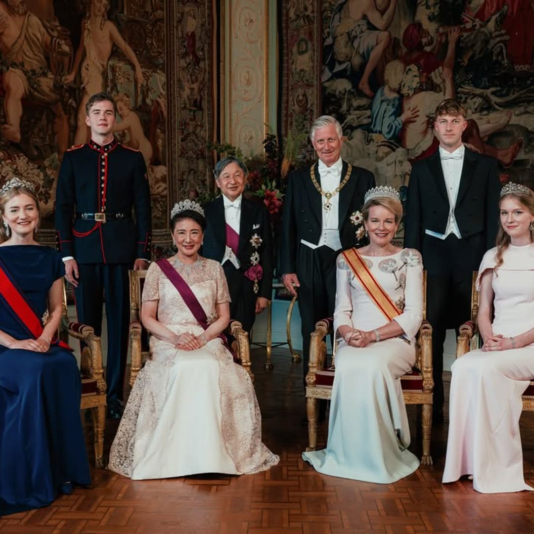 La princesa Eleonore estrena una tiara desconocida ante los emperadores de Japón: el misterio que sacude al joyero de la monarquía belga