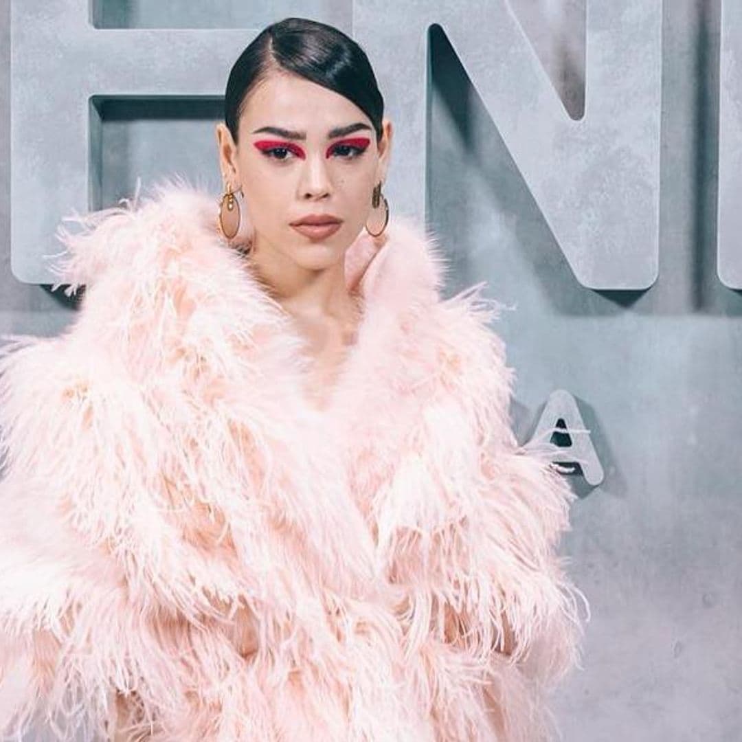 Danna Paola derrocha estilo y glamour en Milan Fashion Week