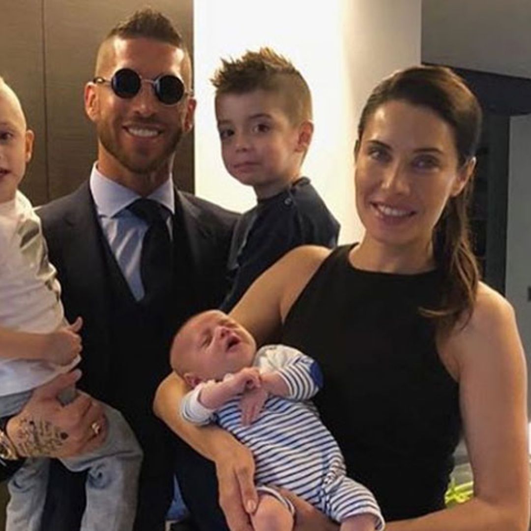 Pilar Rubio y sus hijos, el mejor apoyo de Sergio Ramos antes de la Champions