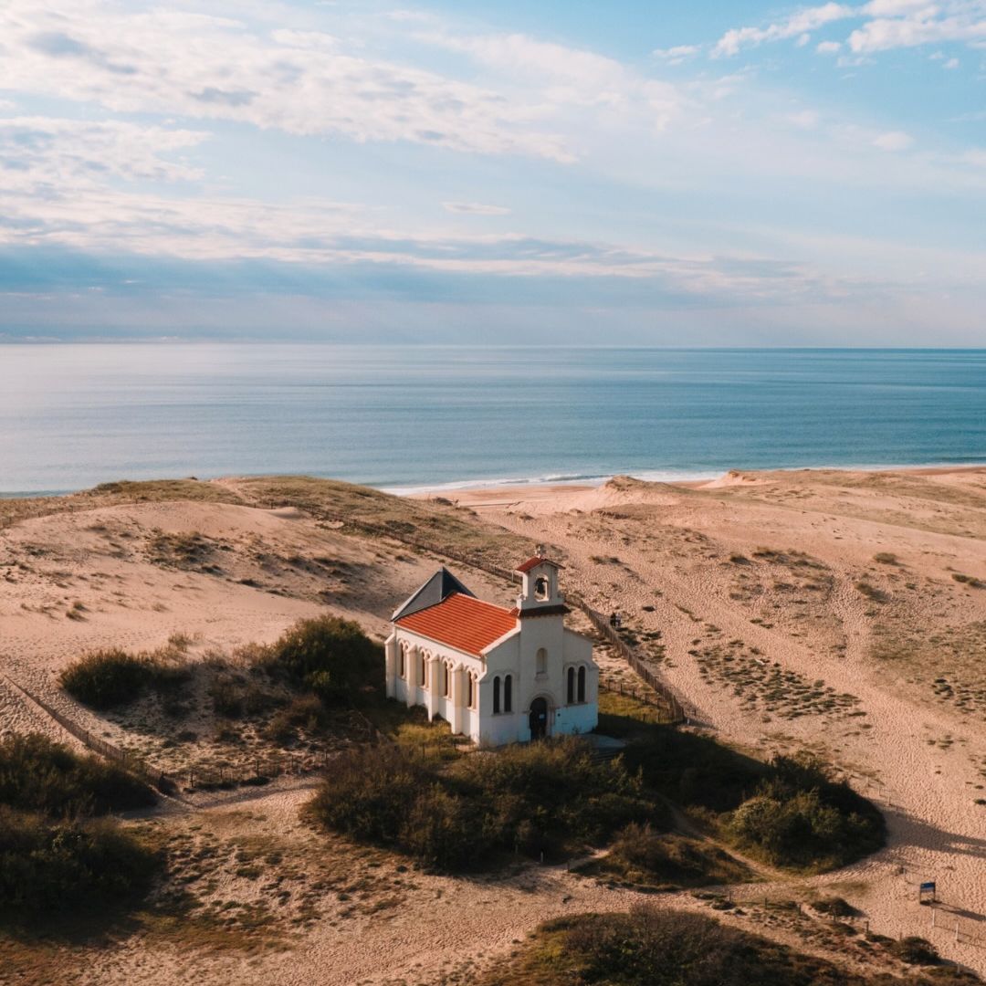 Capilla Sainte-Thérèse, en Labenne-océan, Las Landas, sur de Francia