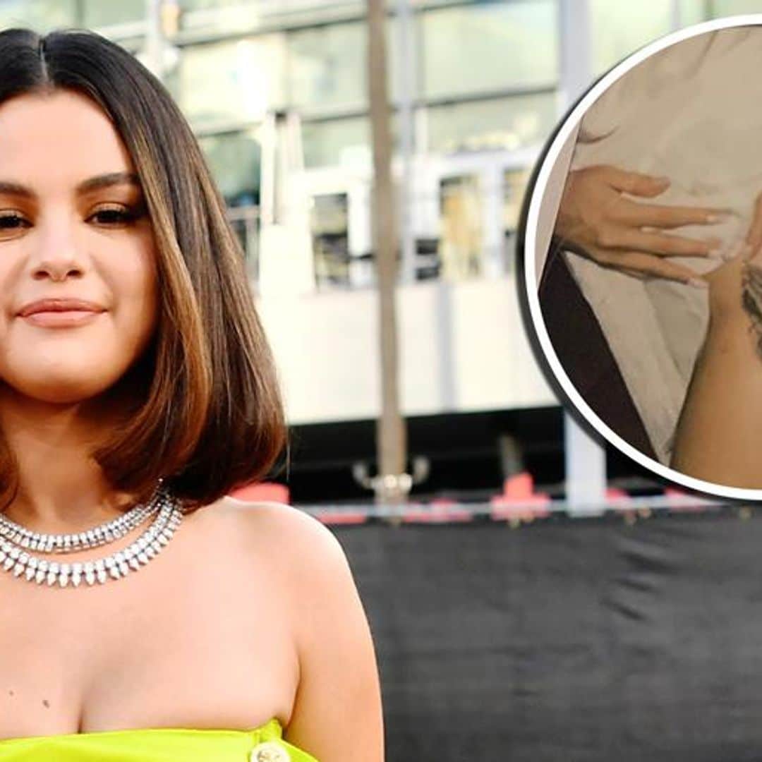 Selena Gomez y su nuevo tatuaje muy similar al de Justin Bieber