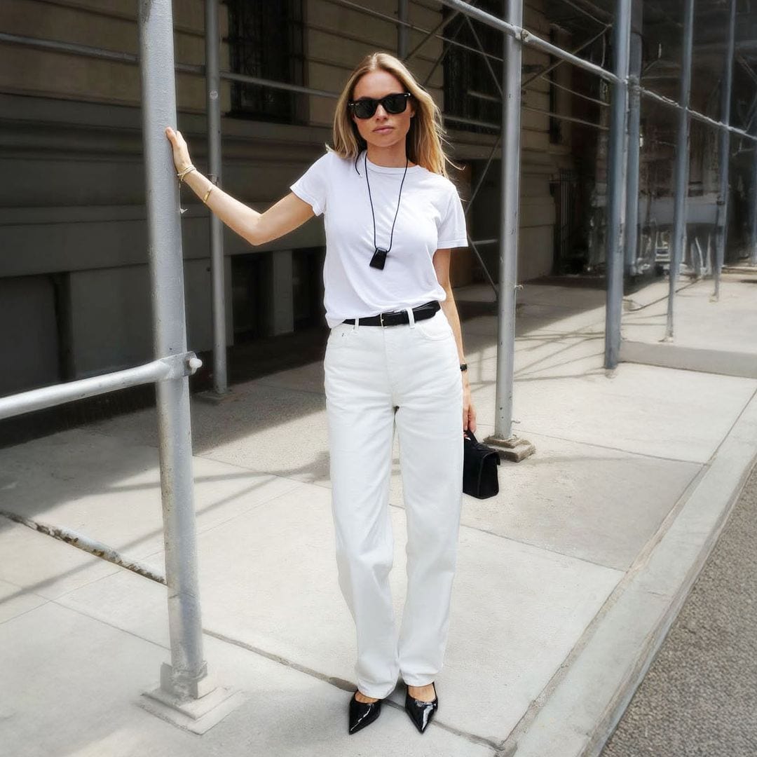 Cómo vestir de lunes a domingo con camisetas blancas e innovar cada día de la semana