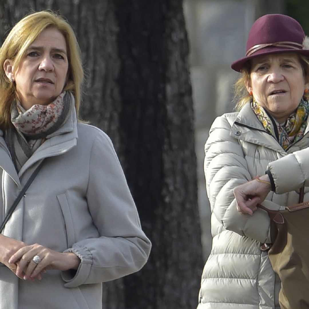 Las infantas Elena y Cristina pasaron juntas la Nochevieja en Vitoria