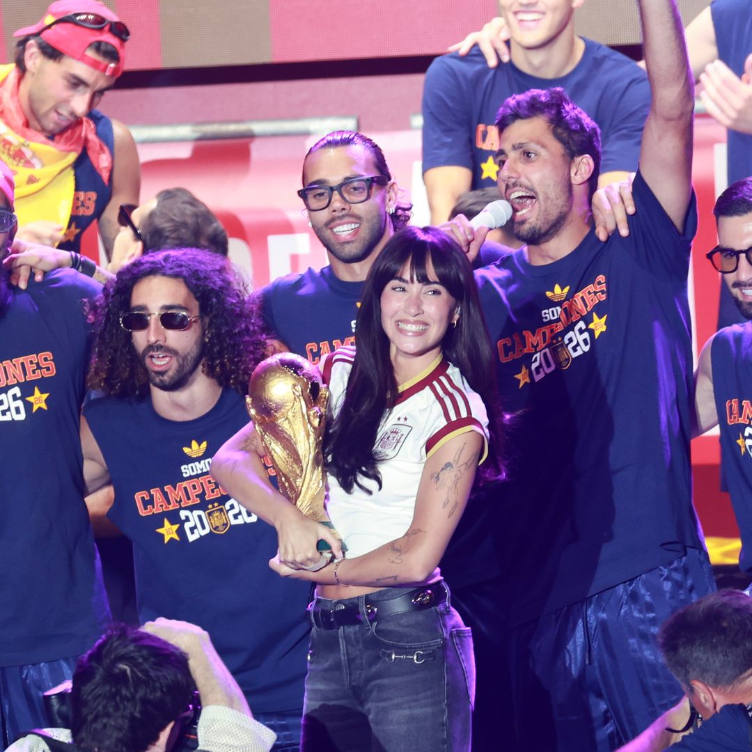 Aitana, la otra 'superestrella' del Mundial, se convierte en el talismán musical de 'La Roja' tras ponerlos a bailar en 2024 y 2026