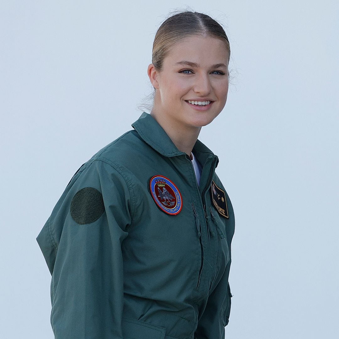 La princesa Leonor avanza en su formación: las imágenes inéditas de sus maniobras en el Ejército del Aire