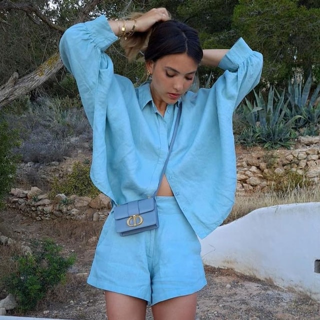 bermudas azules