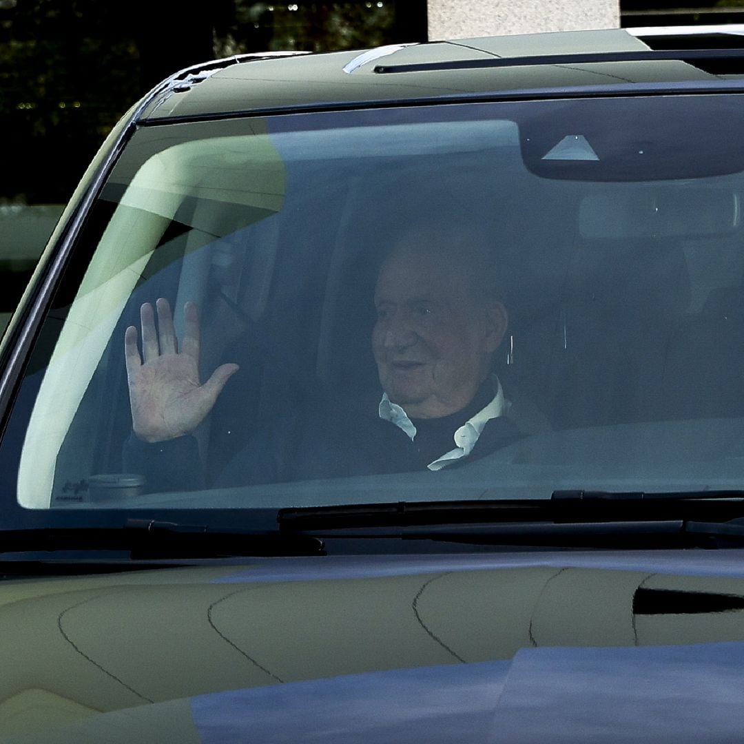 Las imágenes del rey Juan Carlos en Vitoria tras la publicación de los extractos de sus memorias