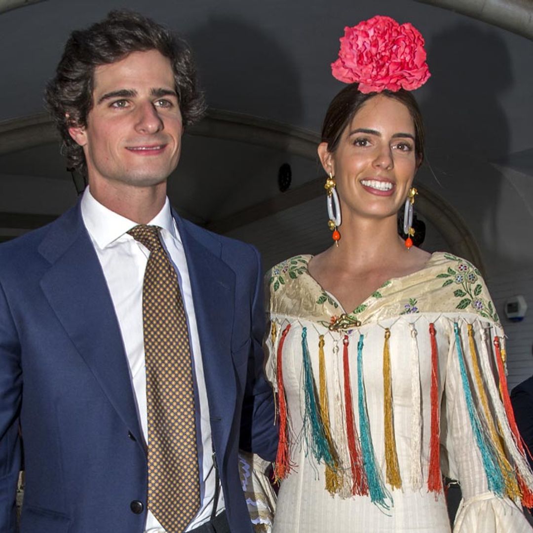 Los duques de Huescar deslumbran en su primera Feria de Abril como casados