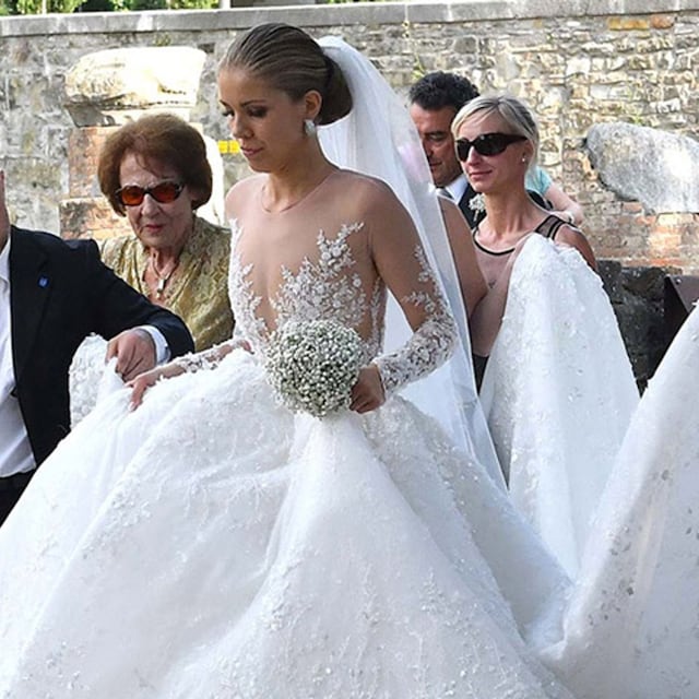 vestidos novia celebrities