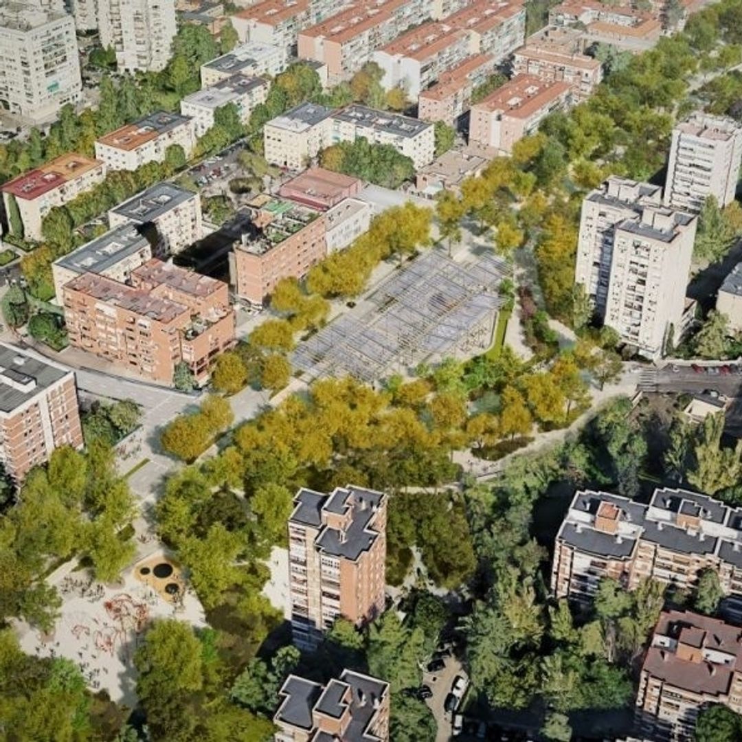 Tres colinas, 7.000 árboles y pérgolas solares: así será el "nuevo Madrid Río" sobre la A-5