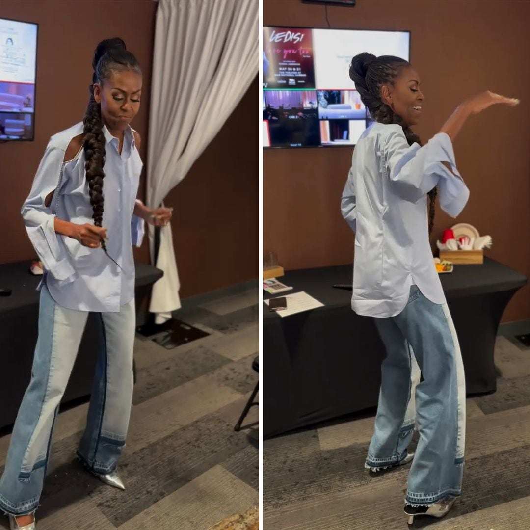 Michelle Obama pone el ritmo y se luce con sus pasos de baile junto a Tina Knowles