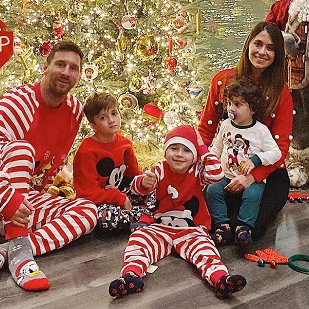 Bailando, disfrazados y con muchos regalos: así celebran las 'celebrities' la Navidad
