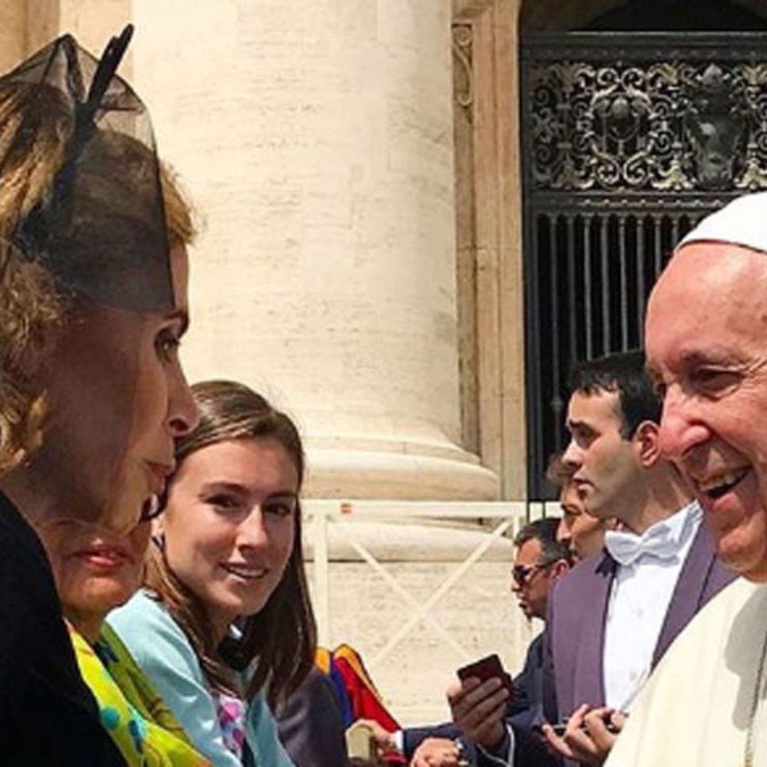 El encuentro de Ágatha Ruiz de la Prada con el Papa Francisco que ha emocionado a la diseñadora