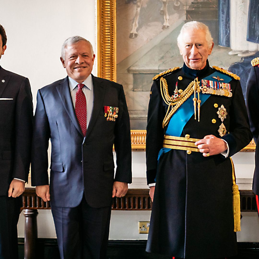 El desfile que ha unido a Carlos  IIl con el gran duque Enrique de Luxemburgo y con Abdalá y Hussein de Jordania