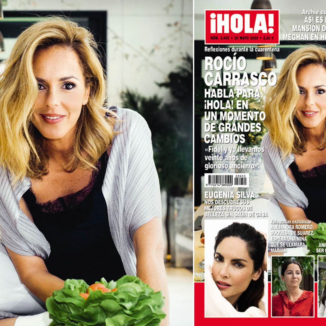 Rocío Carrasco habla para ¡HOLA! en un momento de grandes cambios